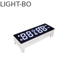 4 dígito 0,38&quot; pantalla LED de siete segmentos blanca para Oven Control Custom Design