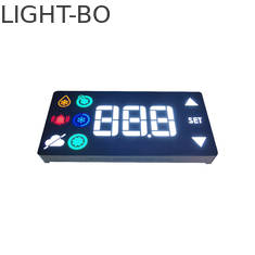 3 altura común del botón 17.7m m del tacto del ánodo de la pantalla LED de segmento del dígito siete