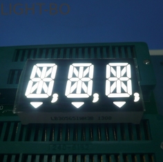 Pantalla LED triple blanca del segmento del dígito 14 para los indicadores de Digitaces