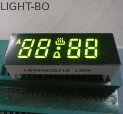 Exhibición llevada segmento del dígito 7 del SGS 4 para el control timer del horno de Digitaces
