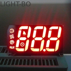 Pantalla LED de encargo, exhibición llevada segmento triple del dígito 7 para el control de enfriamiento