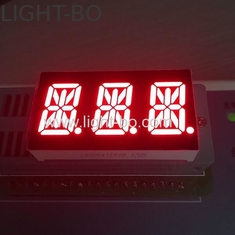 Pantalla LED triple del segmento del dígito 14 rojo estupendo de 0,54 pulgadas para el control de la temperatura