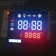 Pantalla LED de encargo ultra roja, 8 pantalla LED del segmento del dígito 7 para el control timer del horno