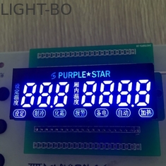 7 aduana de la pantalla LED del segmento del dígito 7 ultra azul para el control de la temperatura
