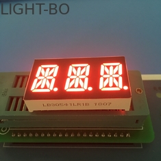 0,54&quot; 3 color brillante estupendo alfanumérico del rojo LED de la pantalla LED del segmento del dígito 14