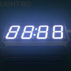 Alto brillo 0,56&quot; bajo consumo de energía ultra blanco del color de la exhibición del reloj del LED