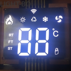 Segmento de encargo ultra fino del blanco 7 de la pantalla LED SMD para el regulador del aire acondicionado
