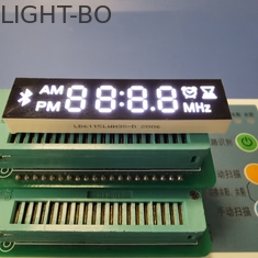 Ultra modificado para requisitos particulares módulo de la pantalla LED del segmento del dígito 7 del blanco 4 para el Presidente/la radio de Bluetooth