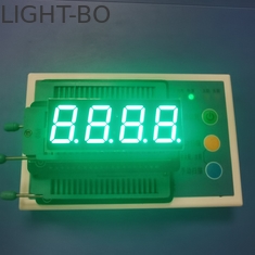 Cátodo común del verde 0.56inch 4 del dígito 7 de la pantalla LED pura del segmento para los tableros de instrumentos