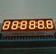 Ámbar alfanumérico de la pantalla LED 6 del segmento continuo del dígito 7 0,36 pulgadas