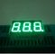 0,36 avance lentamente la pantalla LED numérica, exhibición llevada segmento 80mcd - 100mcd del dight 7 del azul 3