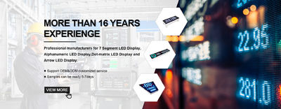 calidad Pantalla LED de 7 segmentos Fábrica
