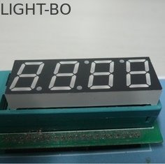 Pantalla LED de cuatro dígitos y siete segmentos 100 - 120mcd para el reloj de microondas LED Dislay