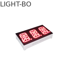 Ánodo común del dígito 0.54inch 14 de la pantalla LED triple roja estupenda del segmento para el tablero de instrumentos
