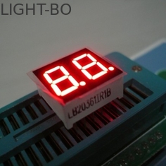 Brillo del dígito 7 de 0,36 pulgadas alto de las pantallas LED duales rojas del segmento para el dispositivo electrónico