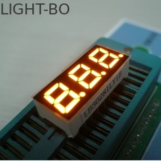 Mini pantalla LED tridigital de 7 segmentos que multiplexa para el amarillo del indicador