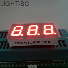 Indicador digital triple del segmento LED del dígito 7 para el indicador del tablero de instrumentos 0,40 pulgadas