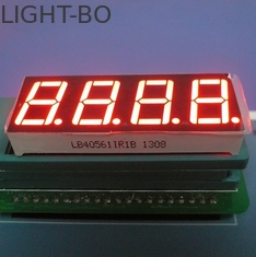 Pantalla LED estupenda del rojo 7-Segment para pulgadas de 4 dígitos del control de la temperatura las 0,56
