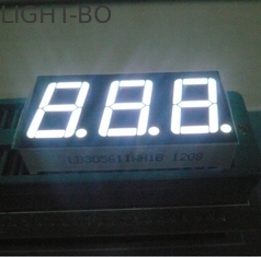 pantalla LED del segmento del dígito 7 del blanco 3 de 14.2m m (0,56&quot;) para los indicadores digitales de /Humidity de la temperatura