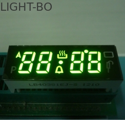 Pantalla LED numérica de la cara negra, 7 exhibición del dígito del segmento 4 con temperatura de funcionamiento 120C