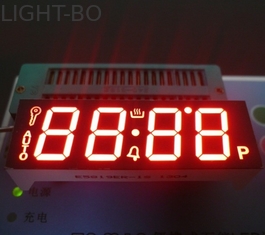 Segmento de encargo del dígito 7 de la pantalla LED 4 para el blanco azulverde rojo del color de Cotrol del contador de tiempo del horno
