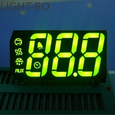 Dígito 0,67&quot; del verde 3 segmento de encargo de la pantalla LED 7 para refrescarse