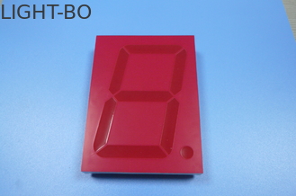4 exhibición llevada segmento de la pulgada siete, pantalla LED de segmento roja del ánodo común
