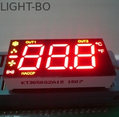 Pantalla LED numérica ultra roja/amarillo 0,5 pulgadas para el control del refrigerador
