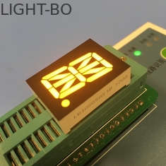 Exhibición de segmento estupenda del ámbar LED dieciséis 0,8 pulgadas para el control de la automatización