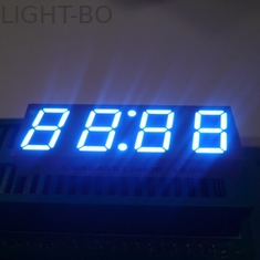 Exhibición ultra azul del reloj del LED, 4 dígito de la pantalla LED de segmento del dight 7 4 para el horno de microondas