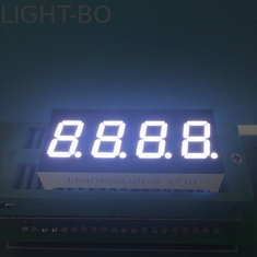 0,4 ultra blancos avanzan lentamente 4 el cátodo común de la pantalla LED del segmento del dígito 7 para el tablero de instrumentos