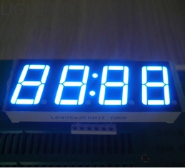 Exhibición común 0,56&quot; ultra azul del reloj del ánodo LED para el Withstand 120℃ del contador de tiempo del horno