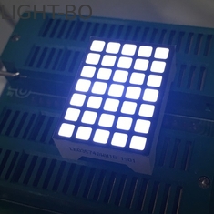 Cátodo ultra blanco cuadrado de la columna del ánodo de la fila de la pantalla LED de la matriz de punto 5x7 para el indicador de elevación
