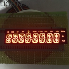 Fácil montaje ultra rojo llevado alfanumérico audio del segmento del dígito 14 de la exhibición 8 de Bluetooth
