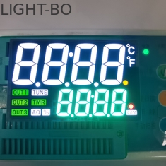 línea dual 4 dígitos de la pantalla LED 80mW del segmento de la altura 7 de 18m m para el tablero de instrumentos