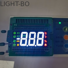 Pantalla LED ultra blanca/roja del segmento del dígito 7 de /Yellow /Green 3 para el control de la temperatura