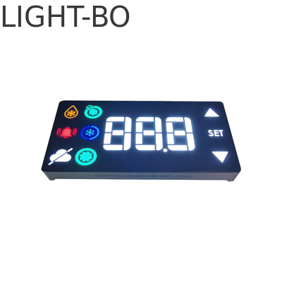 Un buen precio. 3 altura común del botón 17.7m m del tacto del ánodo de la pantalla LED de segmento del dígito siete en línea