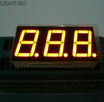 Un buen precio. Color triple del amarillo de la pantalla LED del segmento del dígito 7 para el horno eléctrico/la microonda en línea