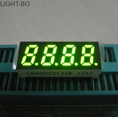 Un buen precio. Indicador de humedad llevado 7 segmentos de cuatro cifras verde de la temperatura de la exhibición de 0,32 pulgadas en línea