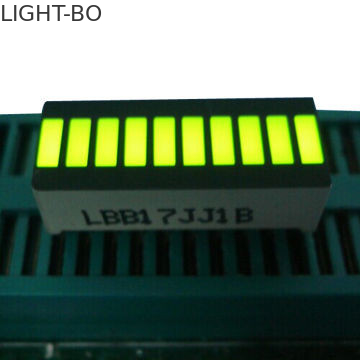 Un buen precio. La barra ligera del amarillo 10 LED, el segmento grande 10 llevó la exhibición 25,4 x 10,1 x 7.9m m en línea