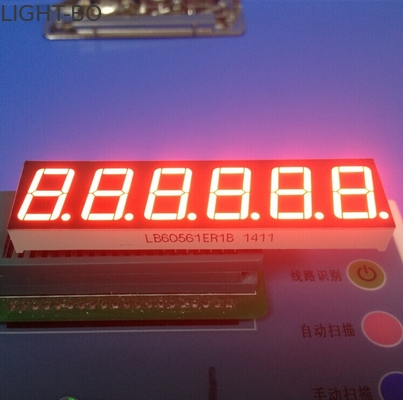 Un buen precio. Exhibición llevada segmento ultra brillante del dígito 7 del rojo 6 de 0,56 pulgadas para la balanza en línea