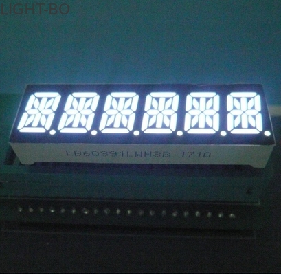 Un buen precio. Seis fáciles montajes de la intensidad luminosa de los dados de la pantalla LED 80-100mcd/del segmento del dígito 14 en línea