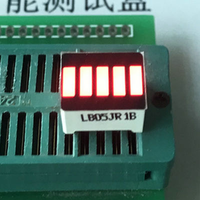 Un buen precio. Color ROJO Anodo de cinco segmentos de luz LED de barra de segmento LED de pantalla para batería en línea