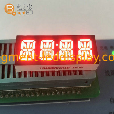 Un buen precio. Ultrabrillante rojo de 0,39 pulgadas Anodo 4 dígitos 14 segmentos LED en línea