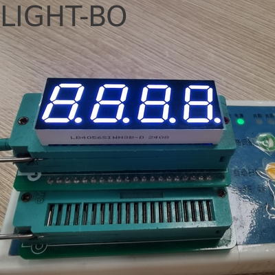 Un buen precio. Pantalla LED de 7 segmentos de 4 dígitos de 0,56 pulgadas de color blanco brillante para instrumentos de control en línea