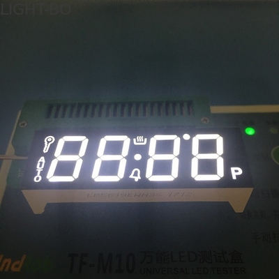 Un buen precio. Pantalla LED del segmento del dígito 7 de la cara negra 4 ultra blanca para la cocina de gas en línea