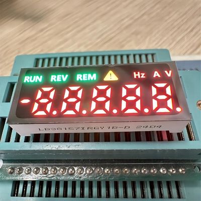 Un buen precio. Display LED de rojo brillante/verde/ ámbar personalizado de 5 dígitos y 7 segmentos para control industrial en línea