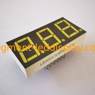 Un buen precio. Pantalla de LED de cátodo común Ultra Brillante Blanco Gris Superficie 7 Segmento 3 dígitos 14.2 mm para el controlador de temperatura en línea