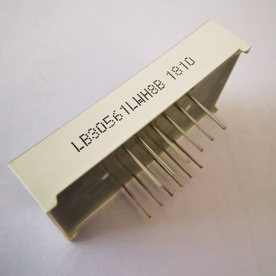 Un buen precio. Superficie gris blanco ultra brillante 7 segmento 3 dígitos 14.2 mm Pantalla LED de cátodo común para controlador de temperatura en línea