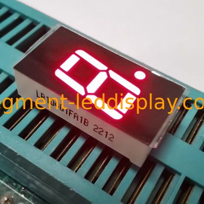 Un buen precio. Display LED de 7 segmentos de un solo dígito de color rojo ultra brillante con cátodo común en línea